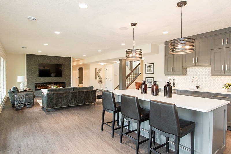 open concept basement