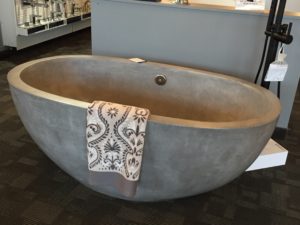 concrete bath