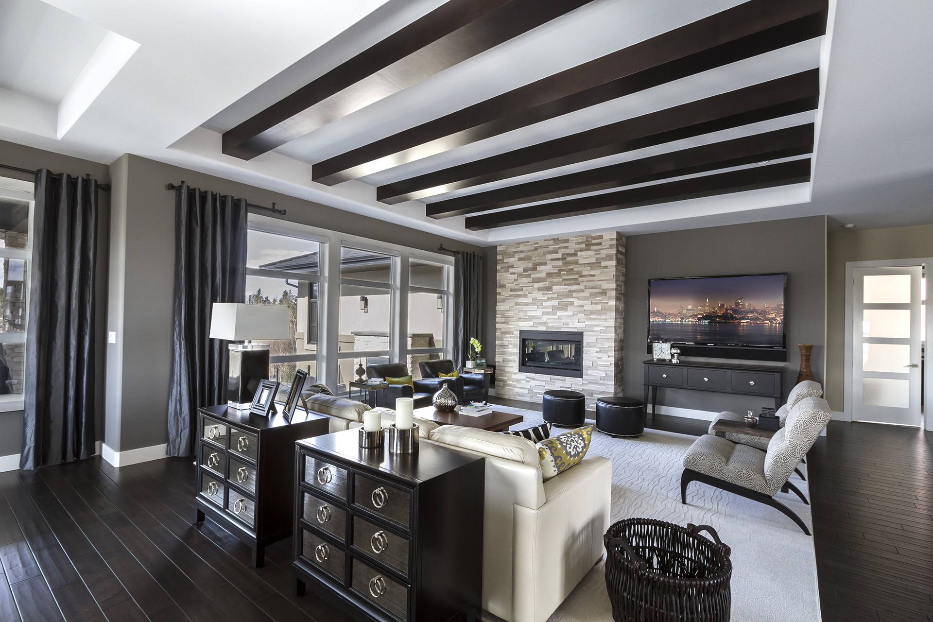 Open concept living room